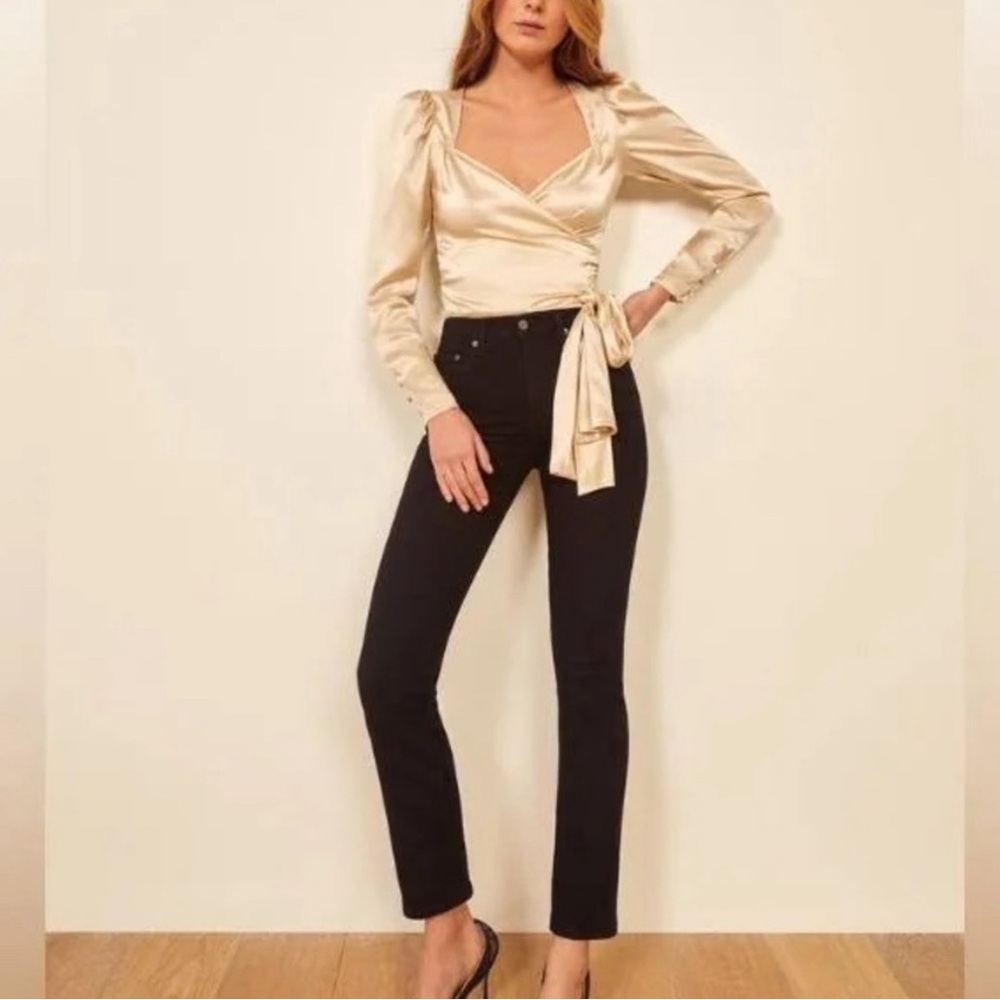 Reformation “Liza” Ultra High Rise Straight Jean